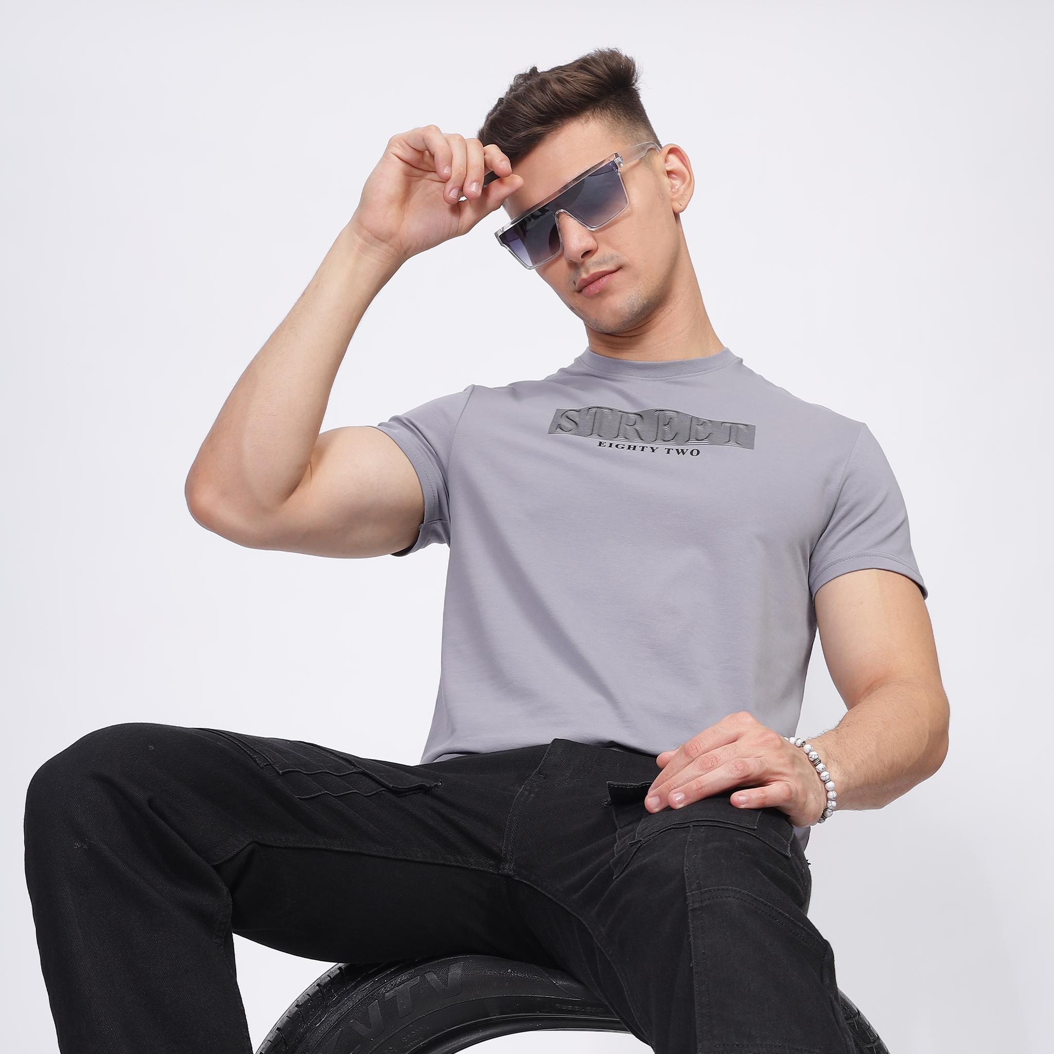 Mens Regular Fit Crew Neck T-shirt