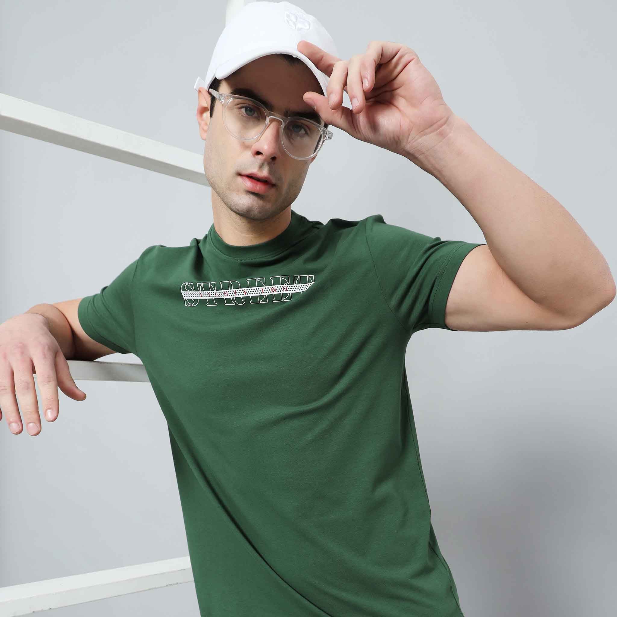 Plain Crew Neck Essential Regular Tshirt Silicon Matte High Build Print