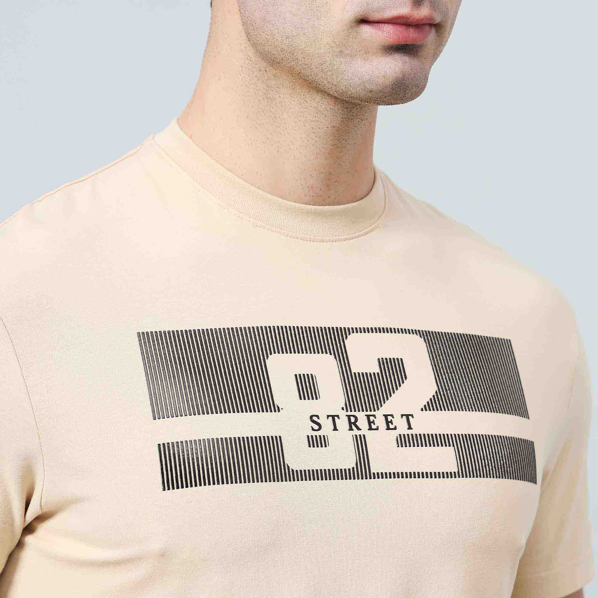 Regular Fit Crew Neck T-shirt - Silicon Logo Print