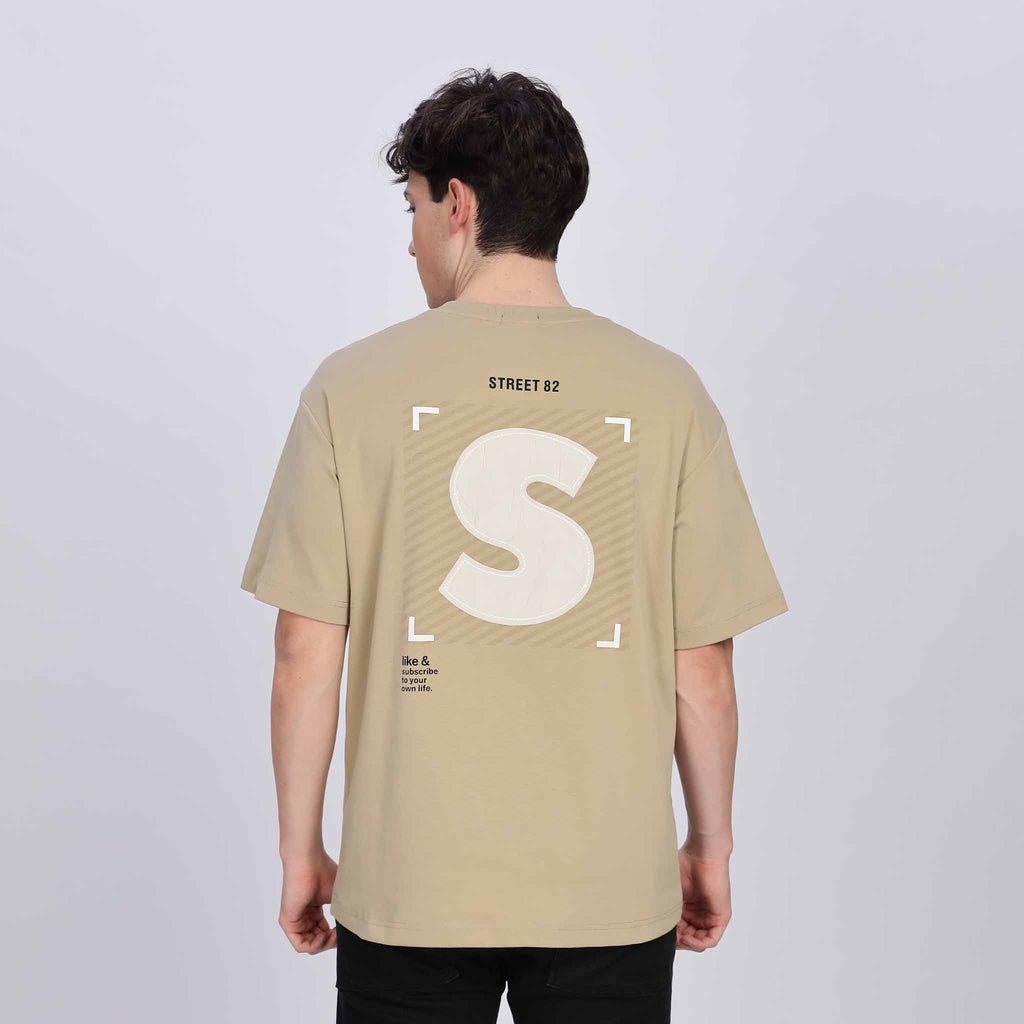 Unisex Applique Detailed Oversize T-shirt