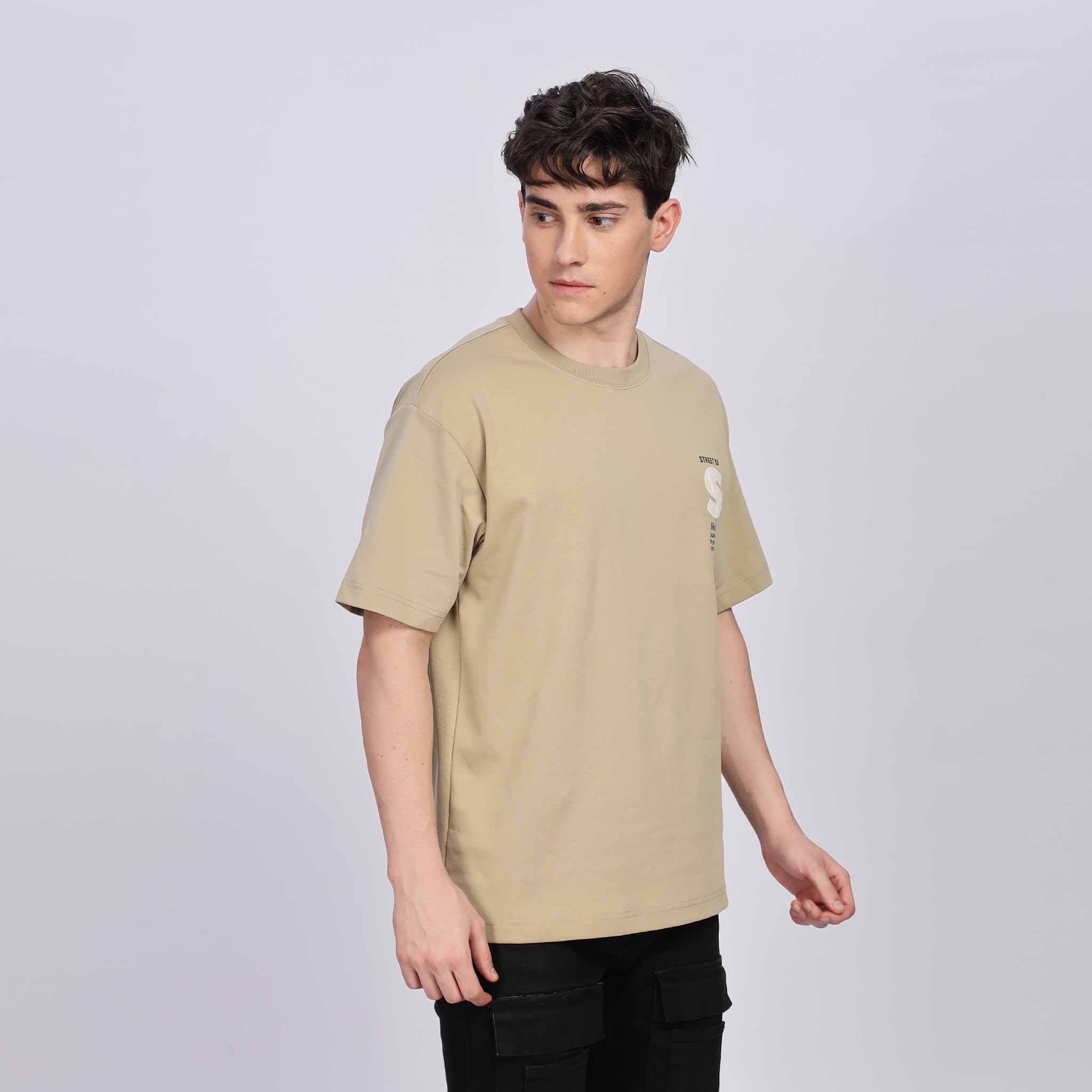 Unisex Applique Detailed Oversize T-shirt