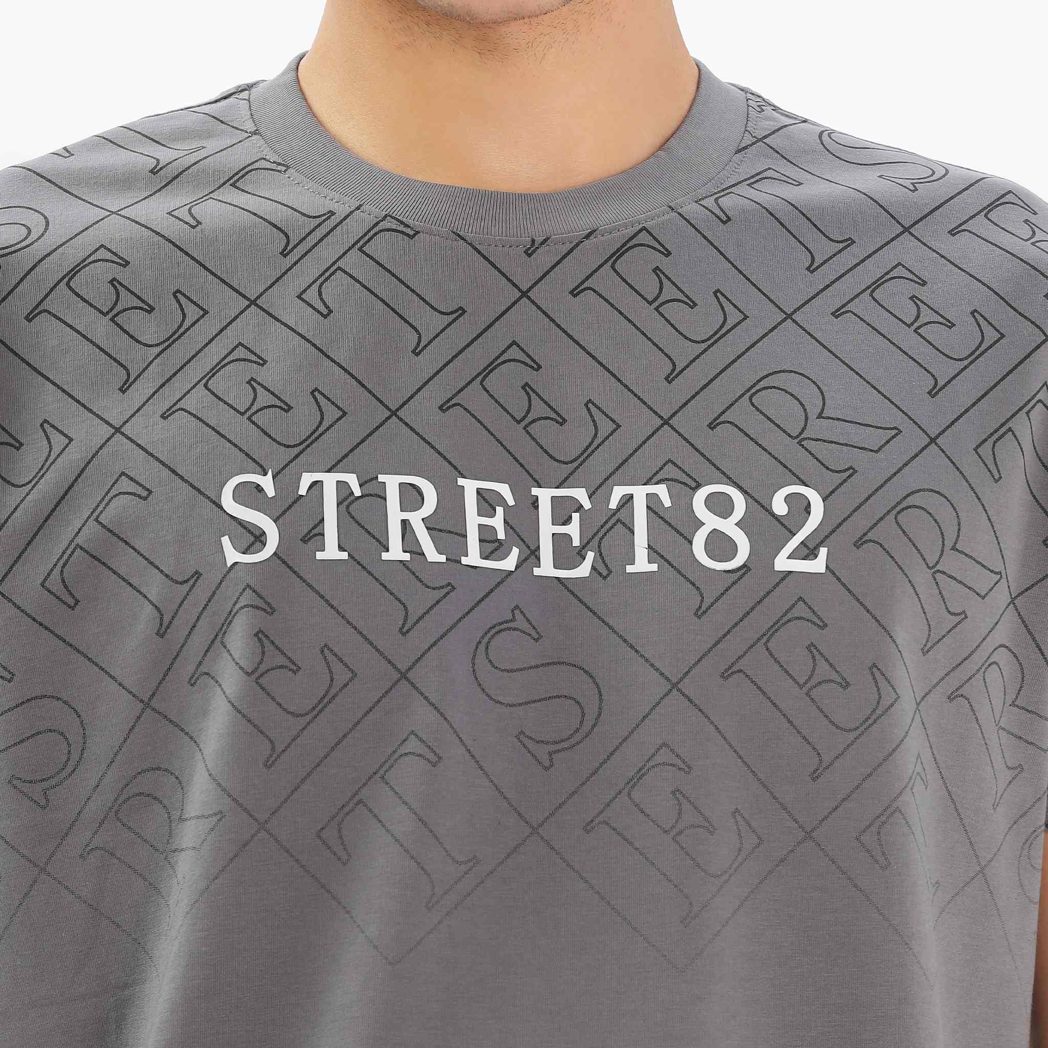 Regular Fit Bold Street82 Statement Crew Neck T-shirt