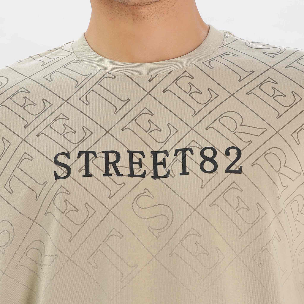Regular Fit Bold Street82 Statement Crew Neck T-shirt