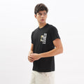 Mens Regular Fit Crew Neck T-shirt - Lasercut Design