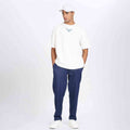 Tapered Drawstring Pattern Casual Pant