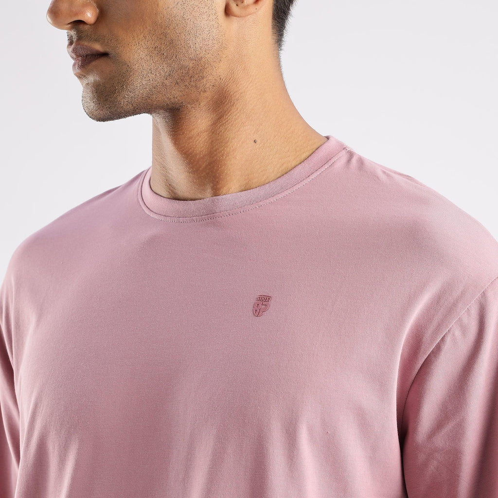Plain Dusty Orchid Oversized essential t-shirt