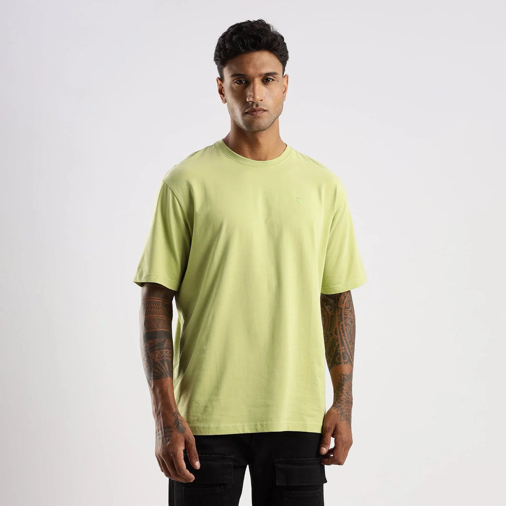 Plain Taragon Oversized essential t-shirt