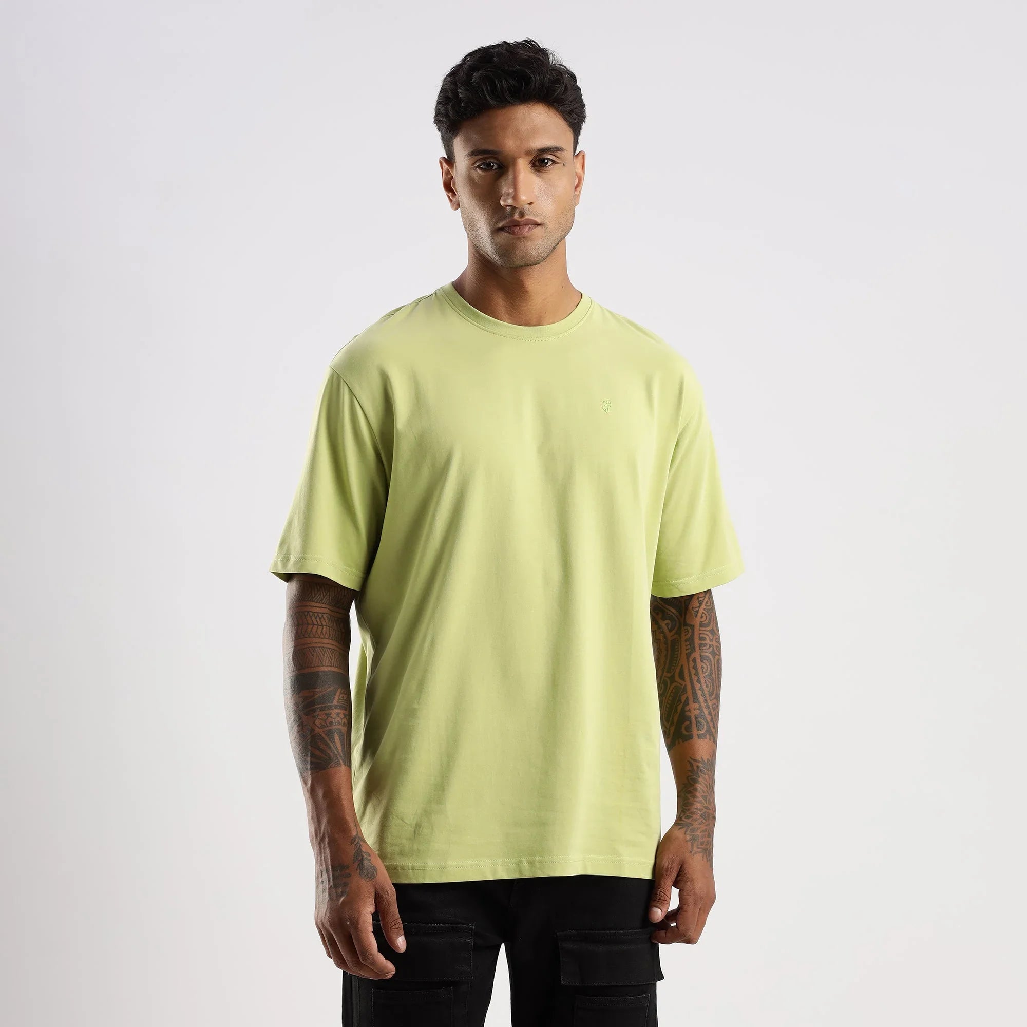 Plain Taragon Oversized essential t-shirt
