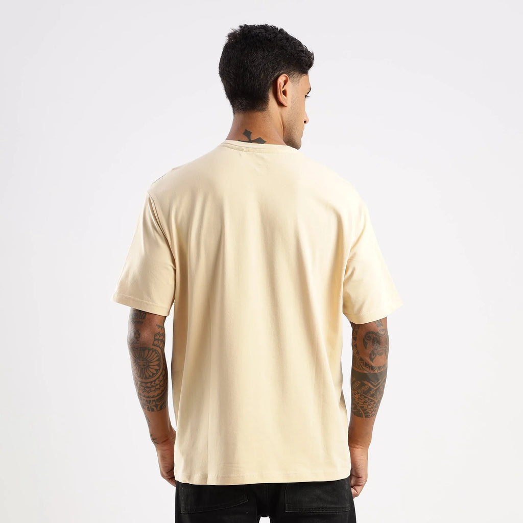 Plain Pebble Oversized essential t-shirt