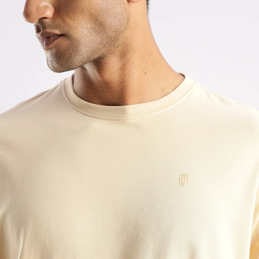 Plain Pebble Oversized essential t-shirt