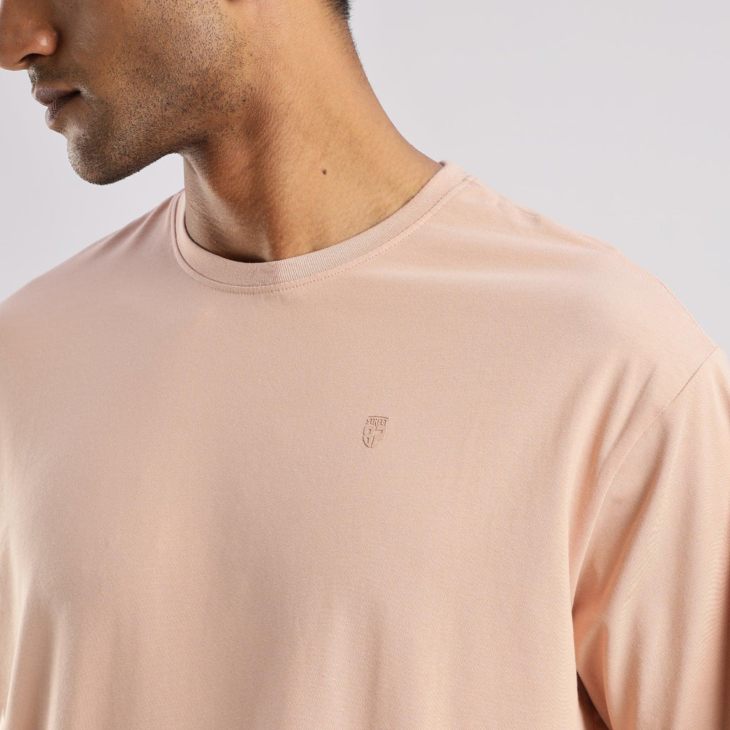 Plain Mahogany Rose Oversized  essential t-shirt