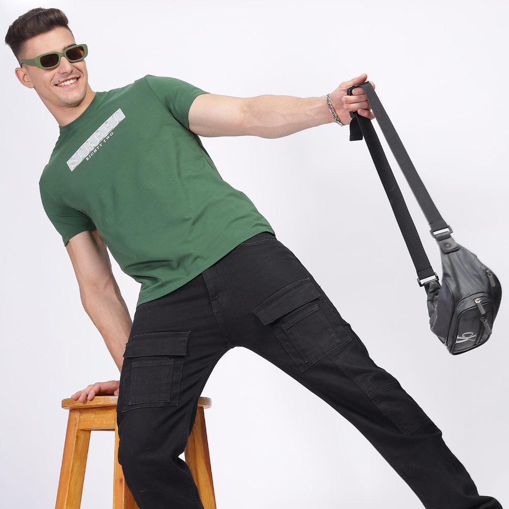 Mens Regular Fit Crew Neck T-shirt