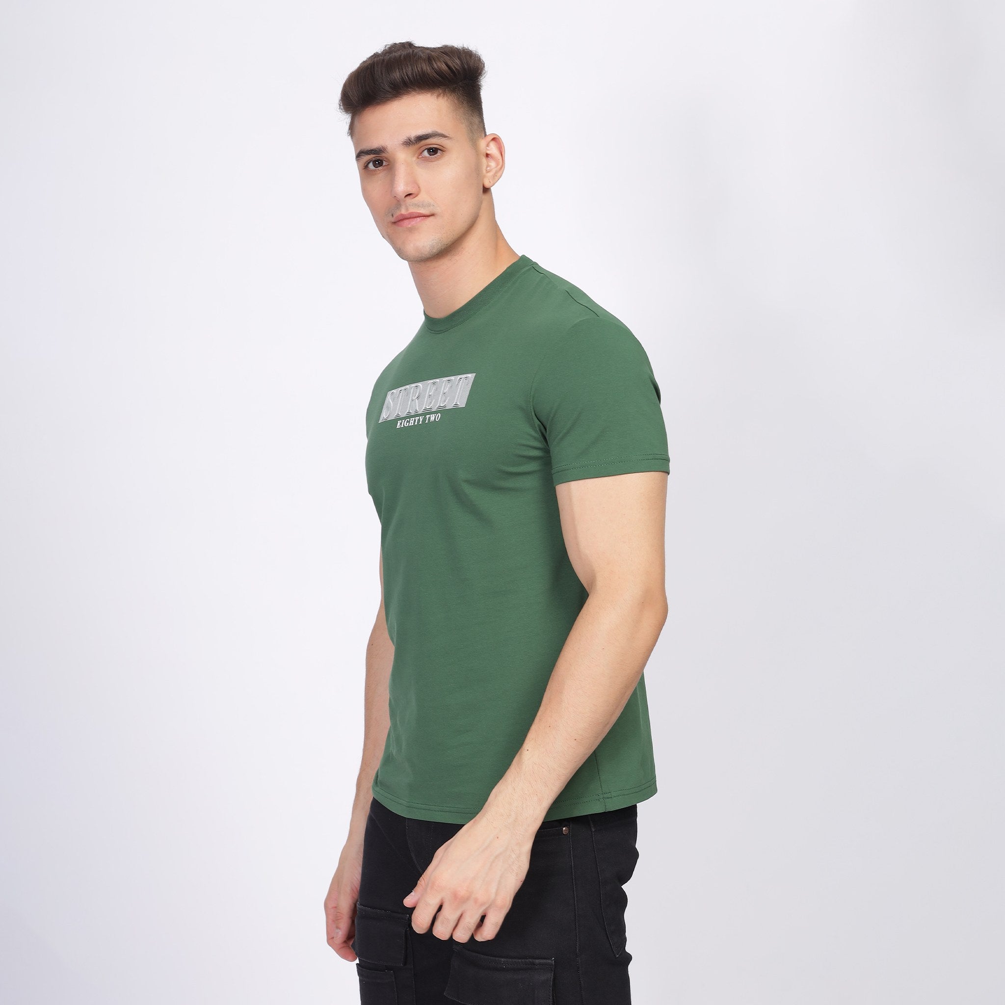 Mens Regular Fit Crew Neck T-shirt