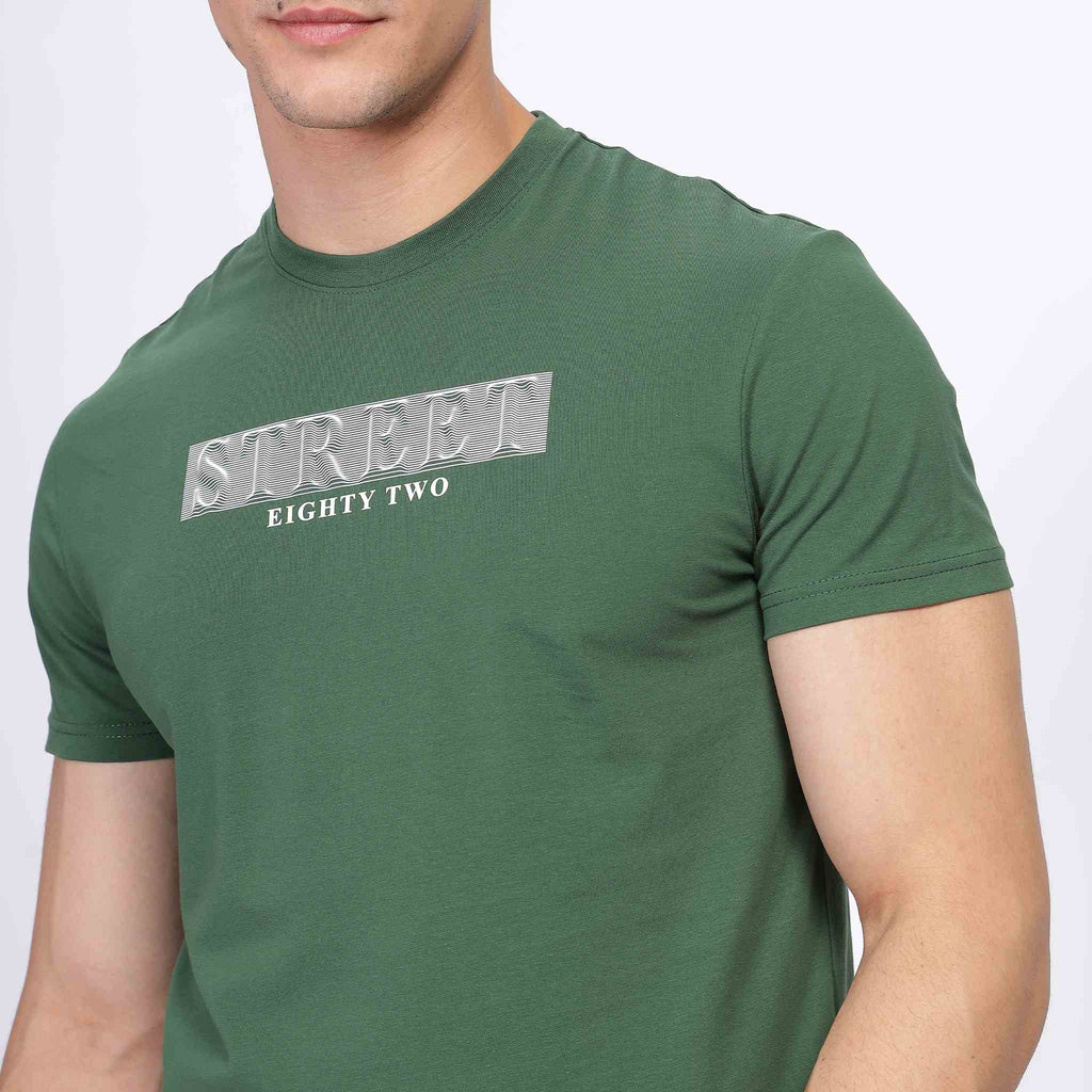 Mens Regular Fit Crew Neck T-shirt