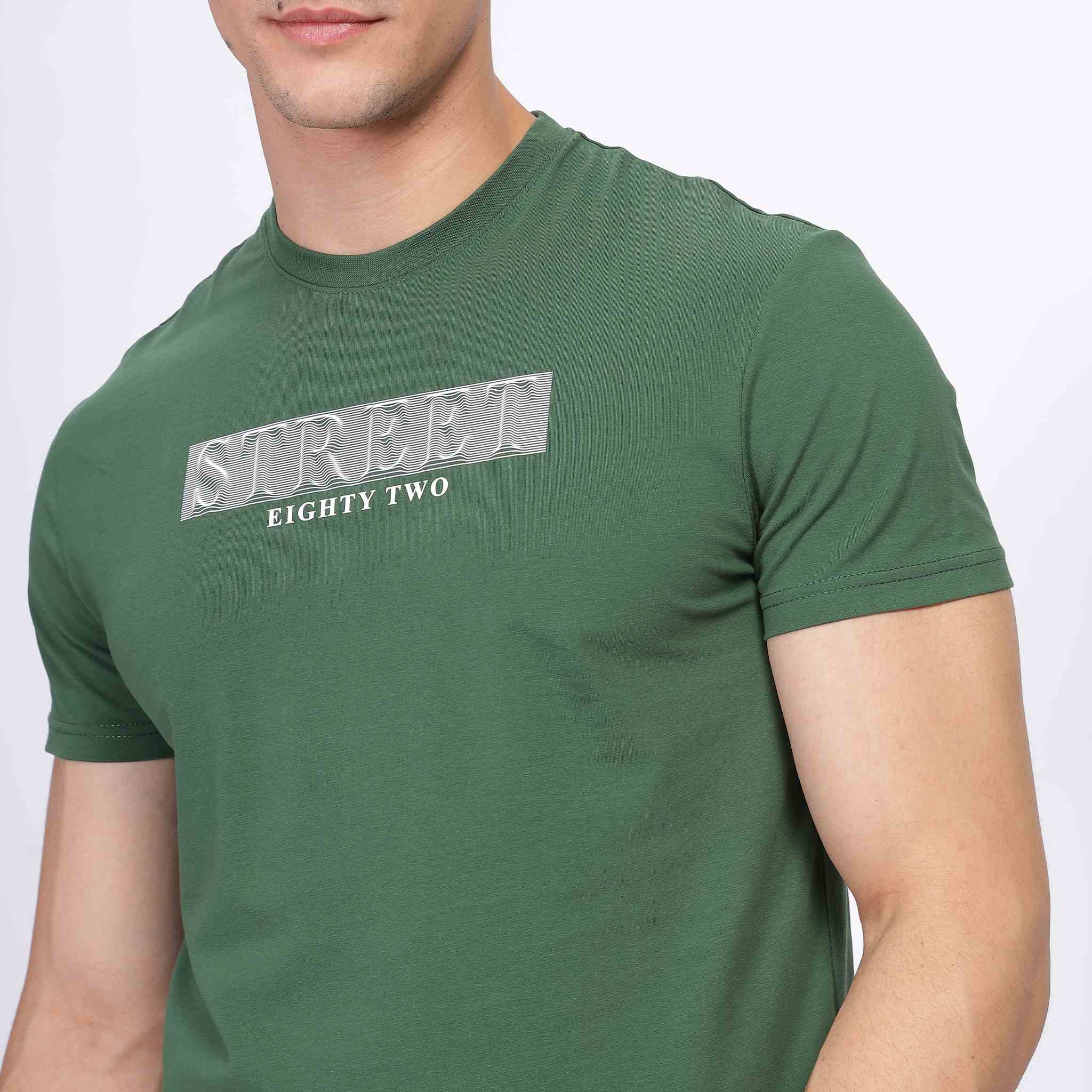 Mens Regular Fit Crew Neck T-shirt