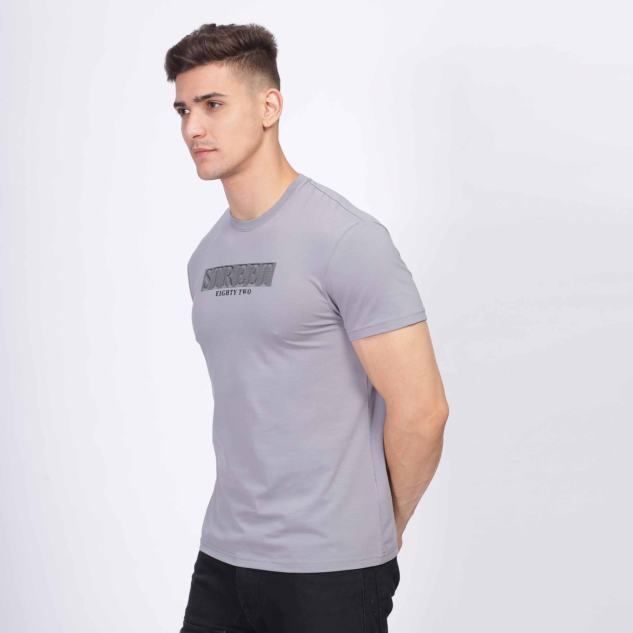 Mens Regular Fit Crew Neck T-shirt