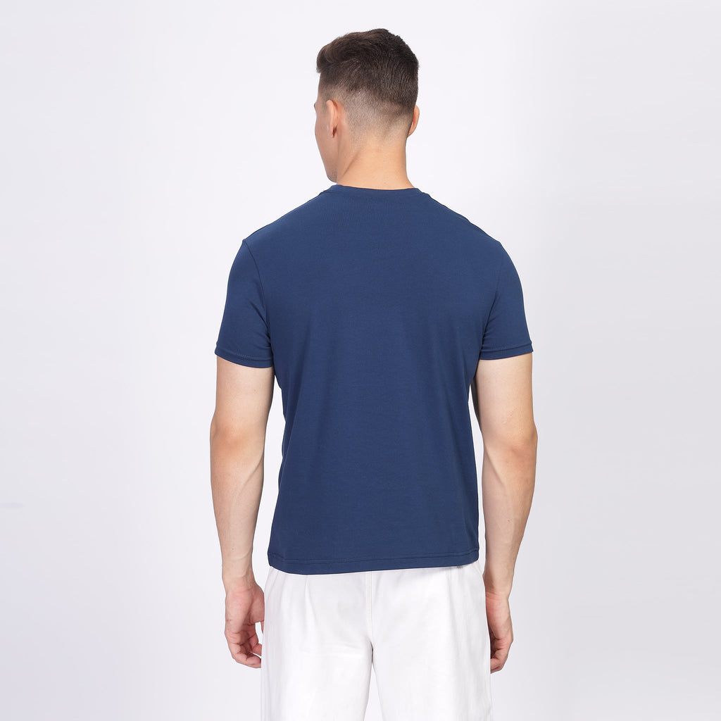 Regular Fit Crew Neck T-shirt - Street82 front print