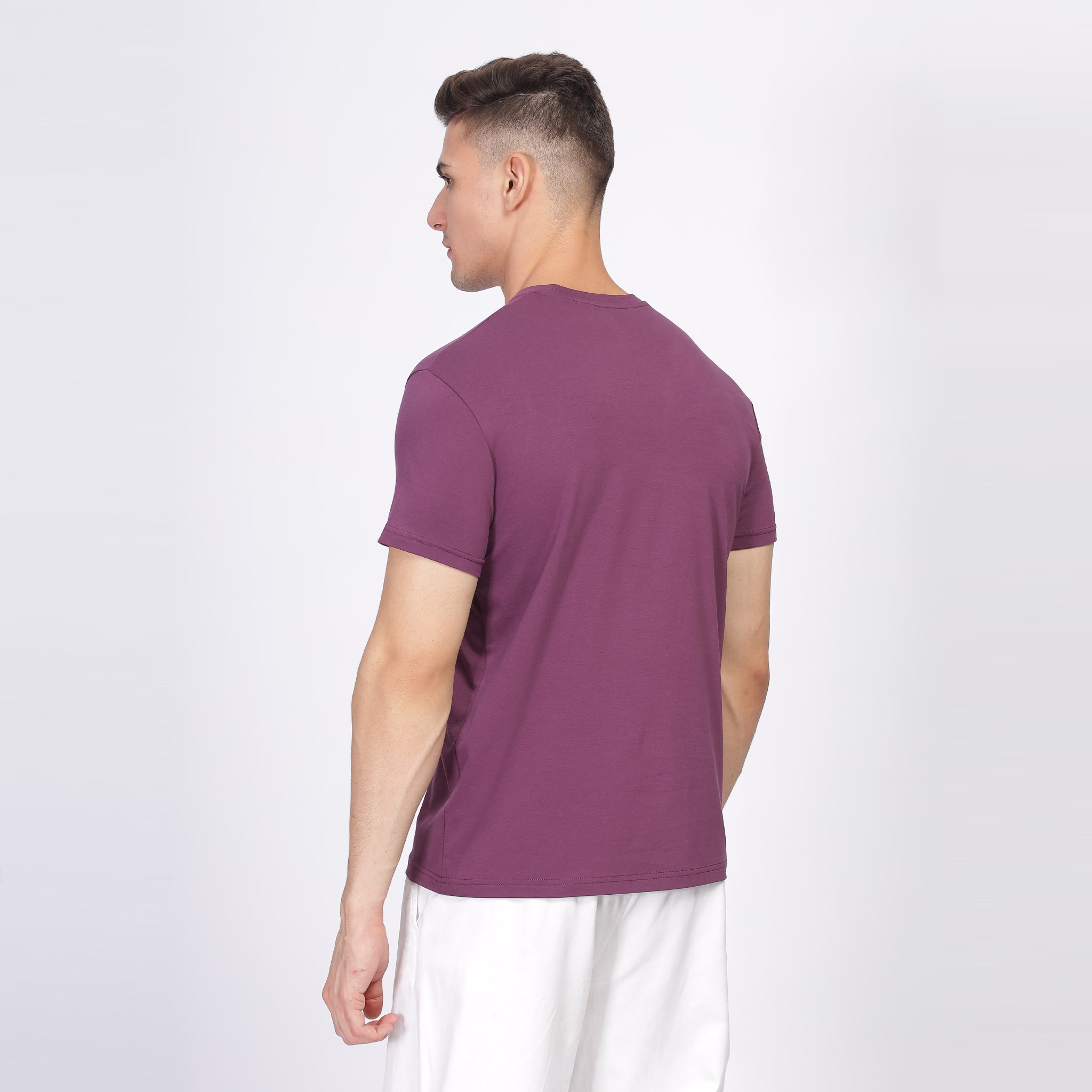 Mens Regular Fit Crew Neck T-shirt