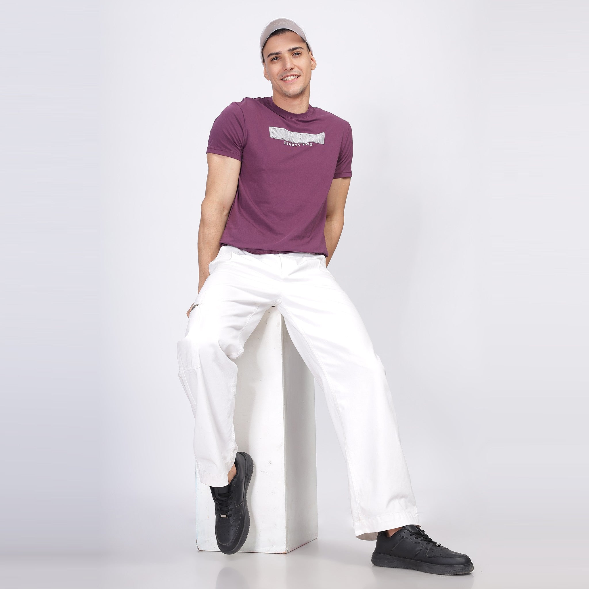 Mens Regular Fit Crew Neck T-shirt