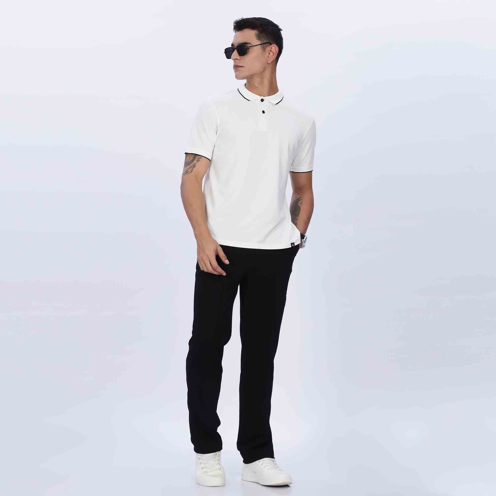 Men's Polo Collar  Regular T-shirt