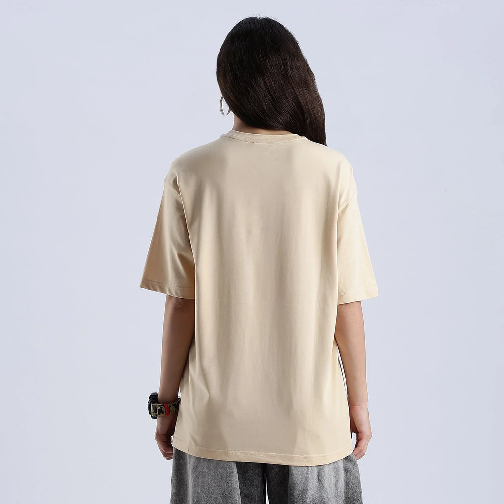 Plain Pebble Oversized essential t-shirt