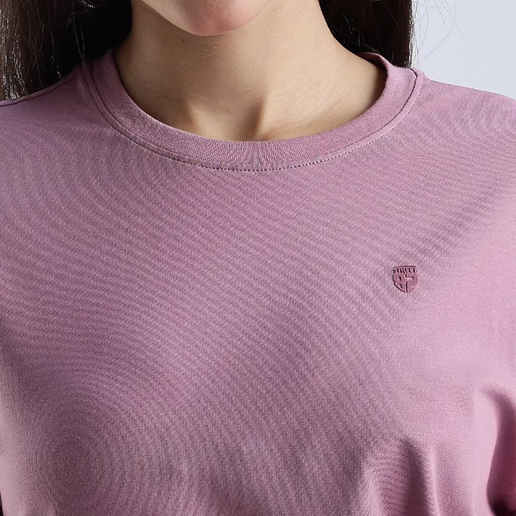 Plain Dusty Orchid Oversized essential t-shirt