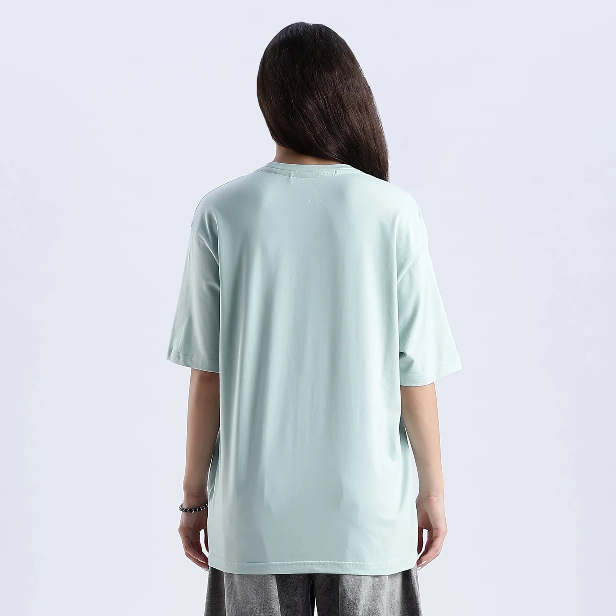 Plain Blue Haze Oversized essential t-shirt