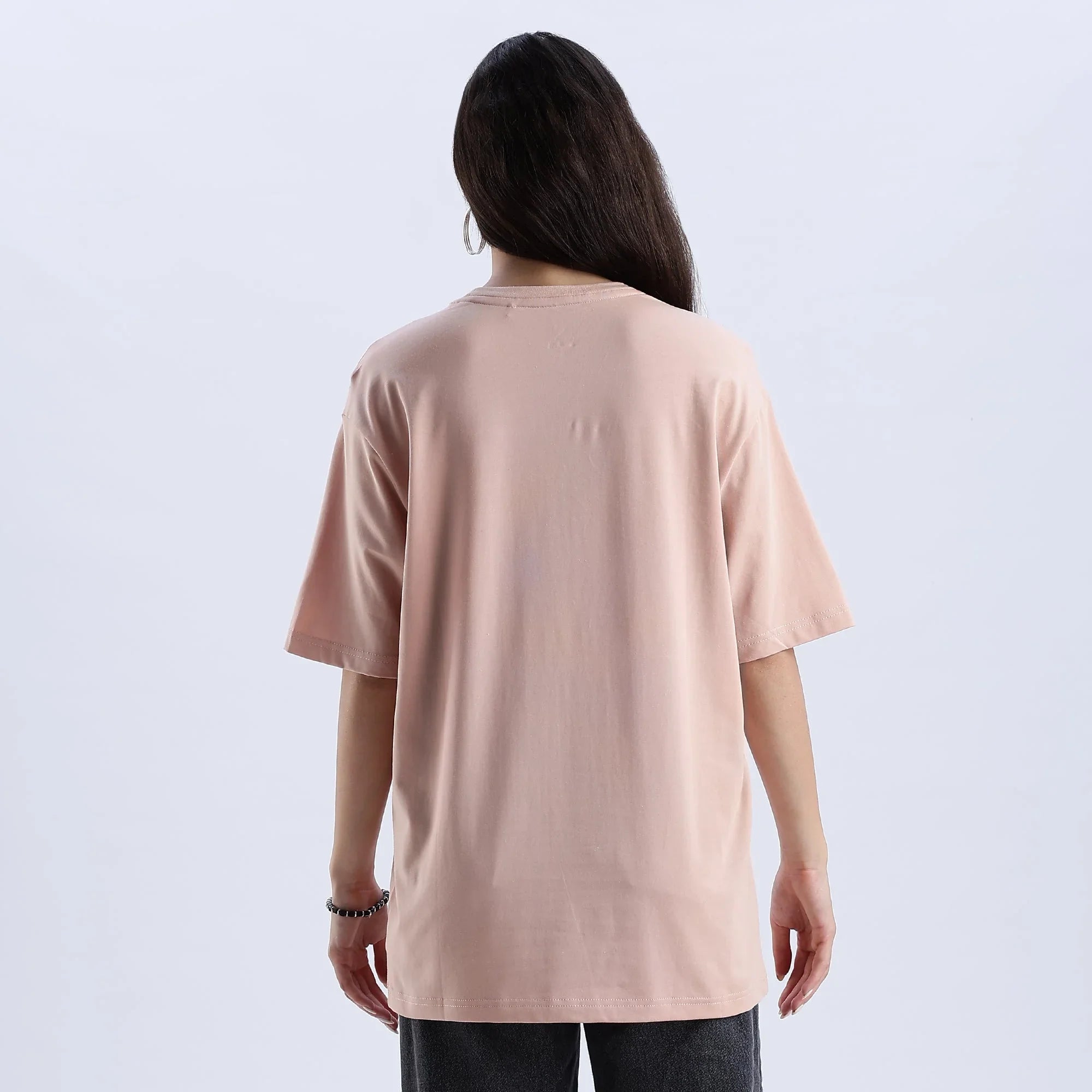 Plain Mahogany Rose Oversized  essential t-shirt