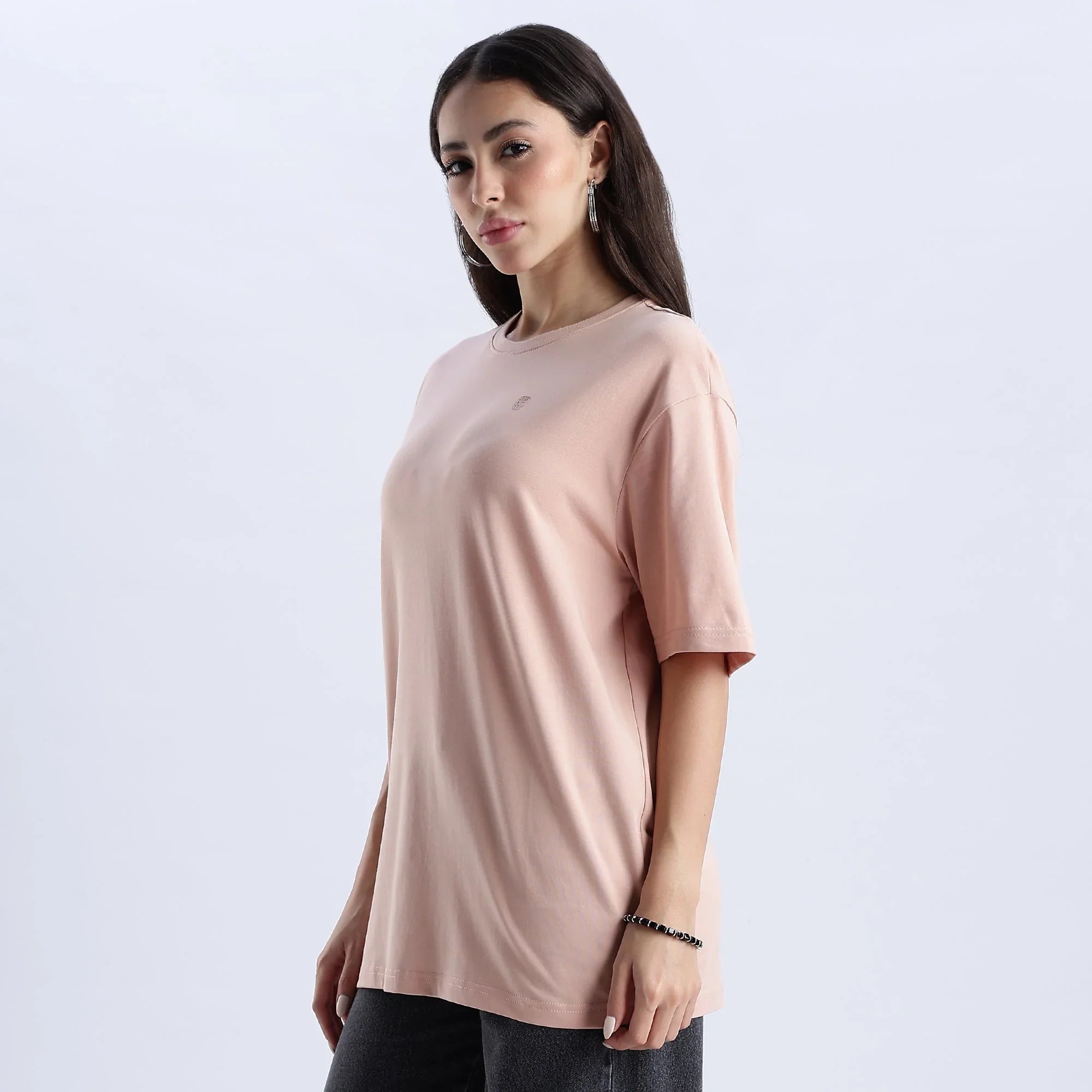 Plain Mahogany Rose Oversized  essential t-shirt