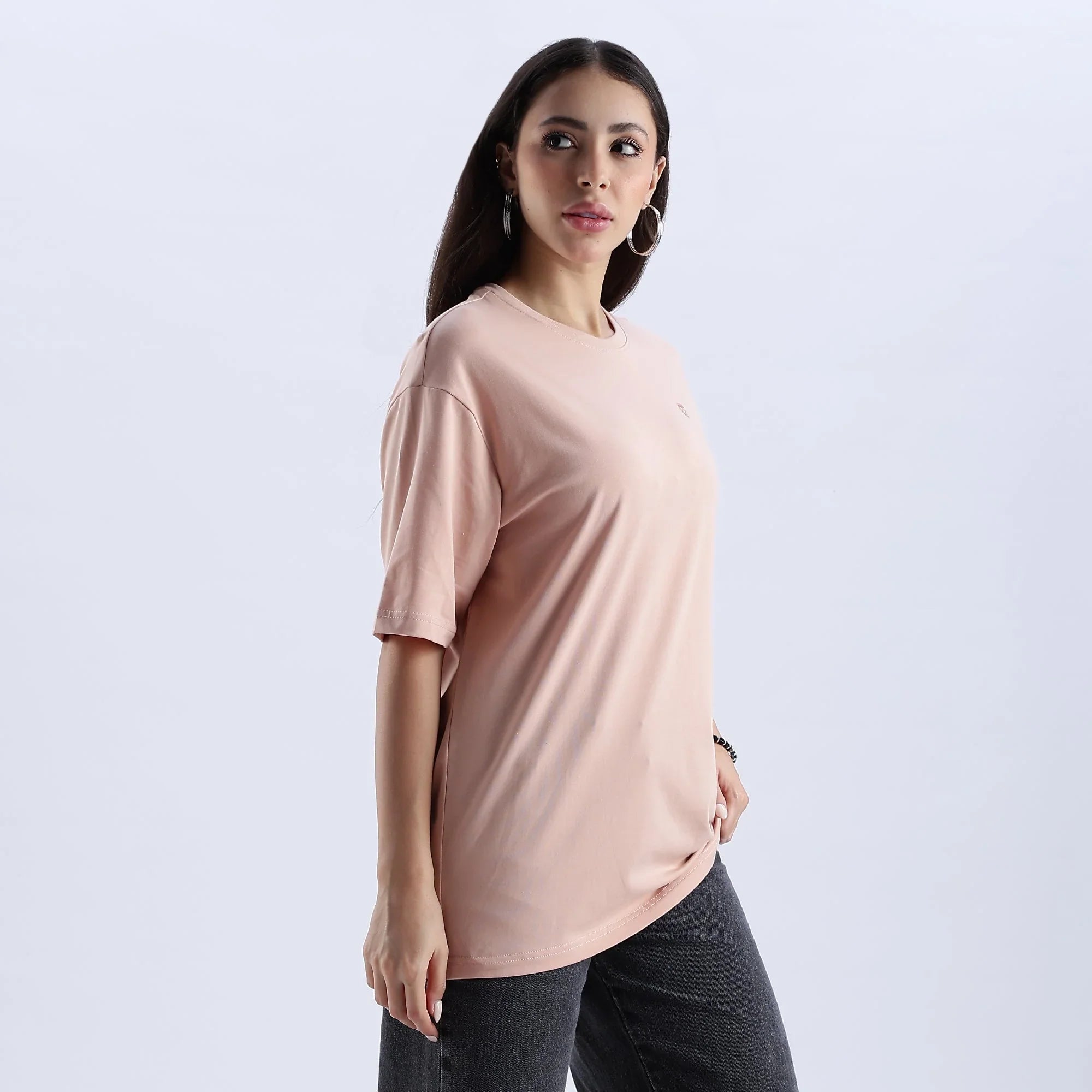 Plain Mahogany Rose Oversized  essential t-shirt