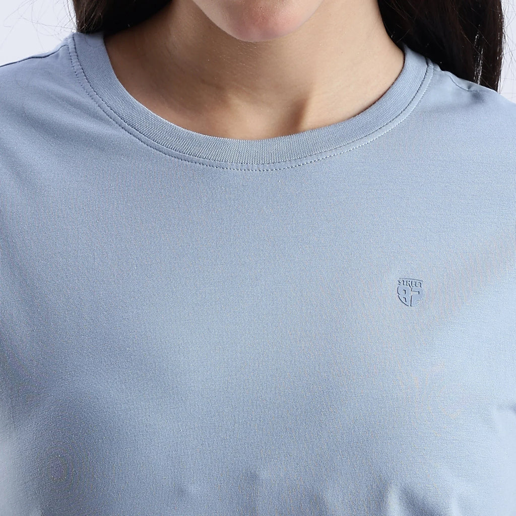 Plain Ashley Blue Oversized essential t-shirt