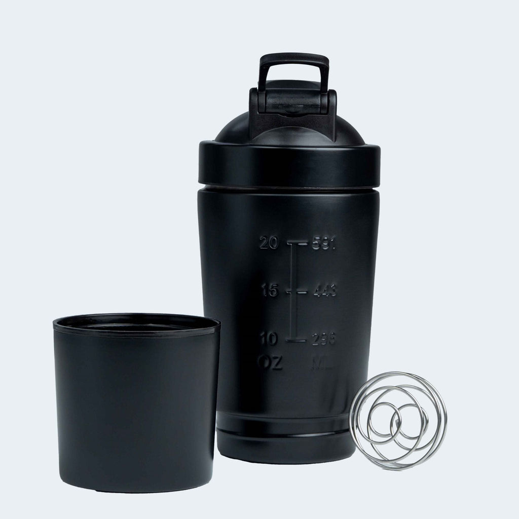 Stainless Steel Protein Shaker Bottle (600ml)