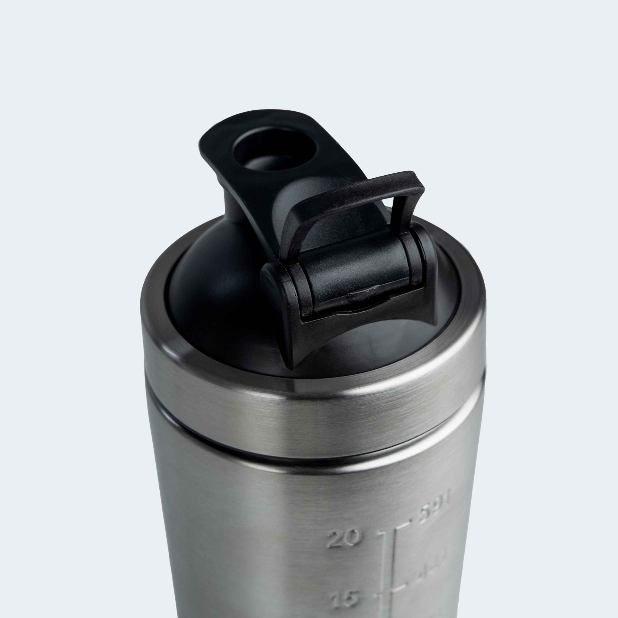 Stainless Steel Protein Shaker Bottle (600ml)
