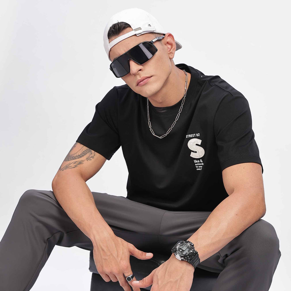 Unisex Applique Detailed Oversize T-shirt