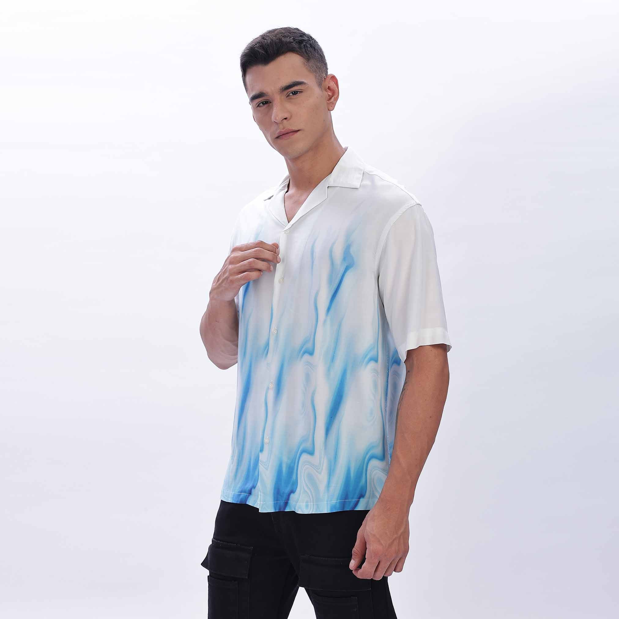 Summer Beach Style Casual Trend Printed shirt