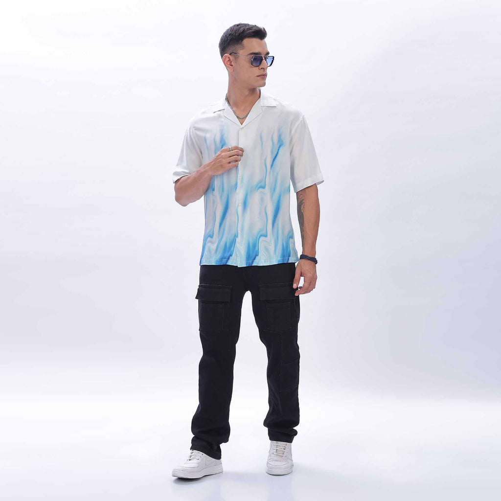 Summer Beach Style Casual Trend Printed shirt