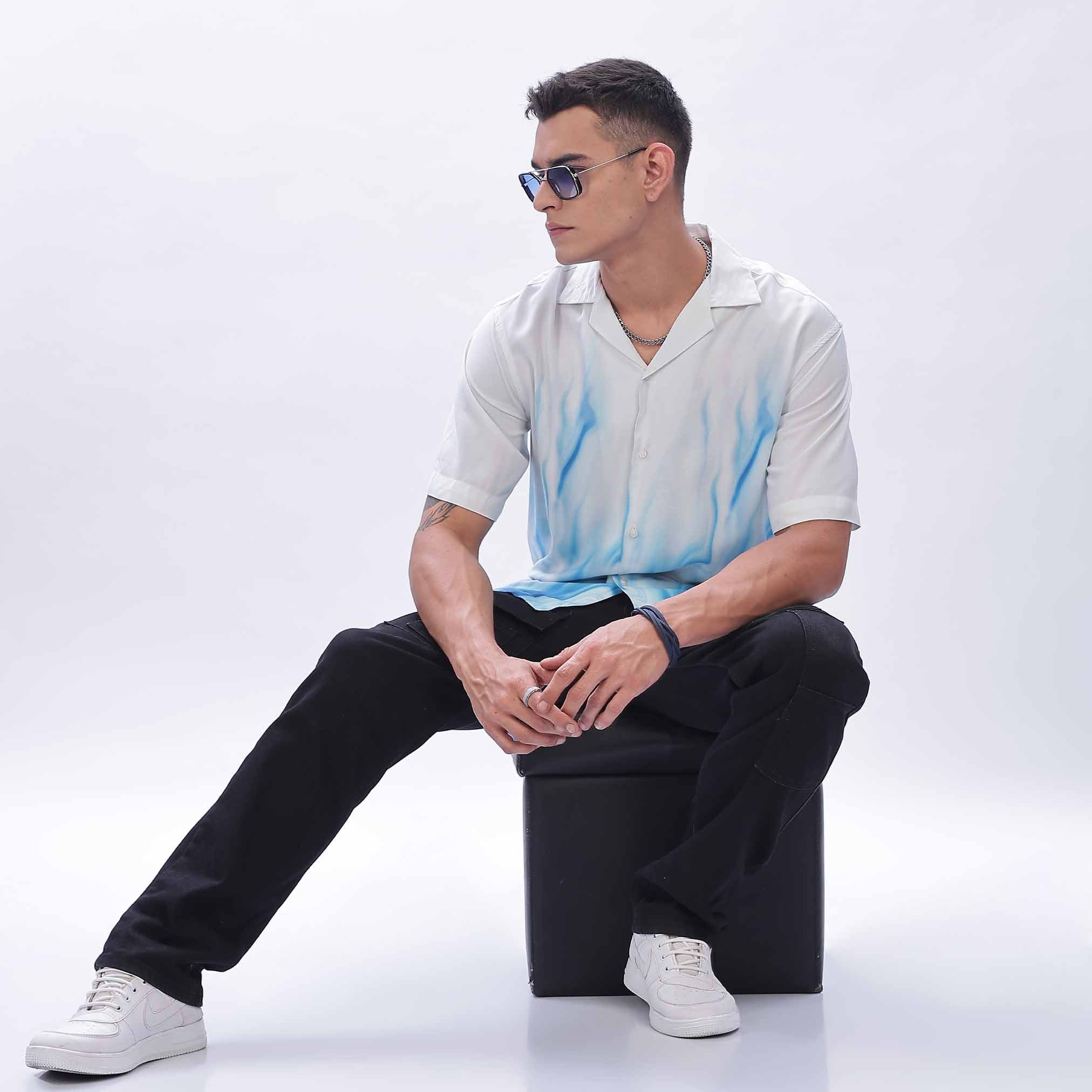 Summer Beach Style Casual Trend Printed shirt