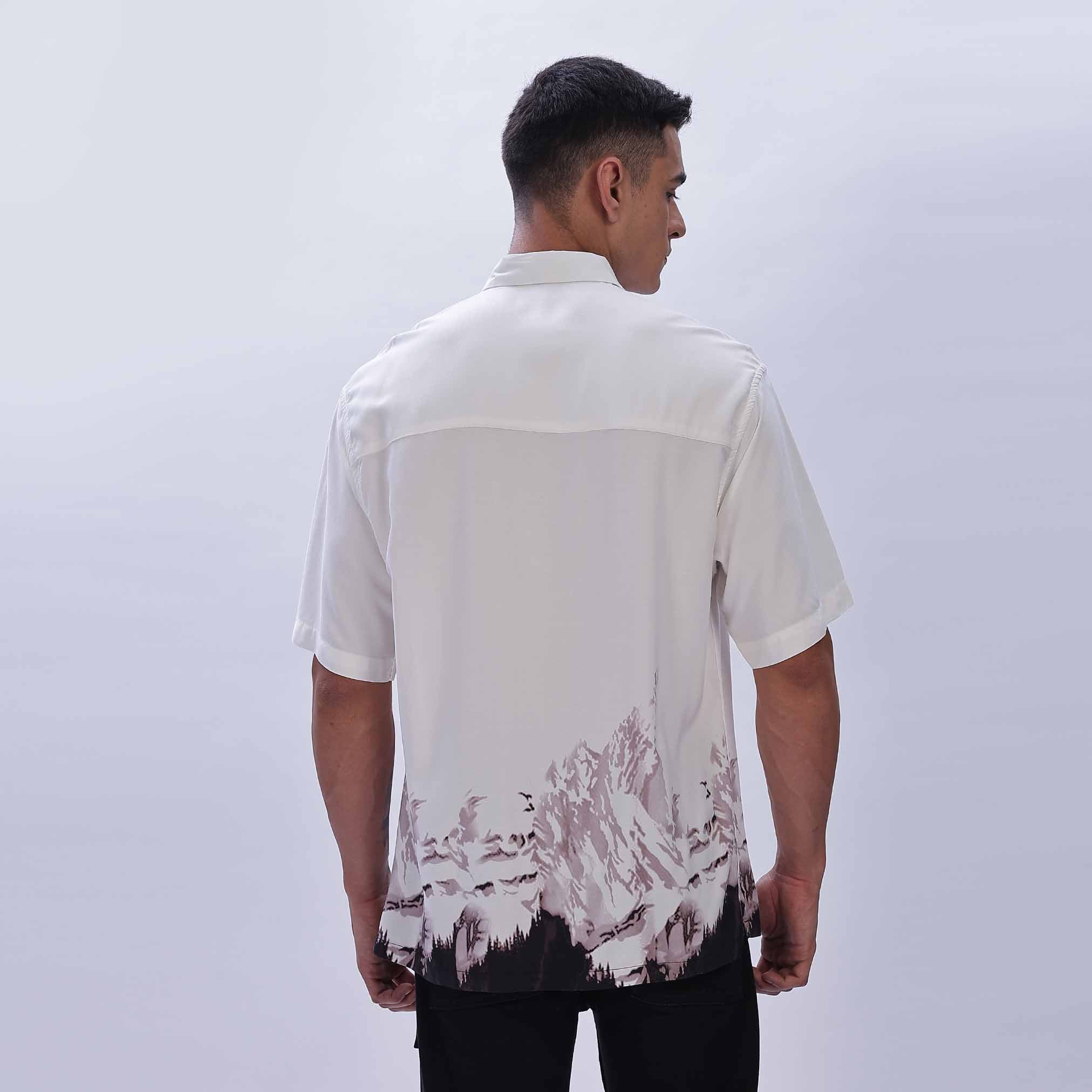 Men's Retro Aesthetic Stand Collar Short Sleeve