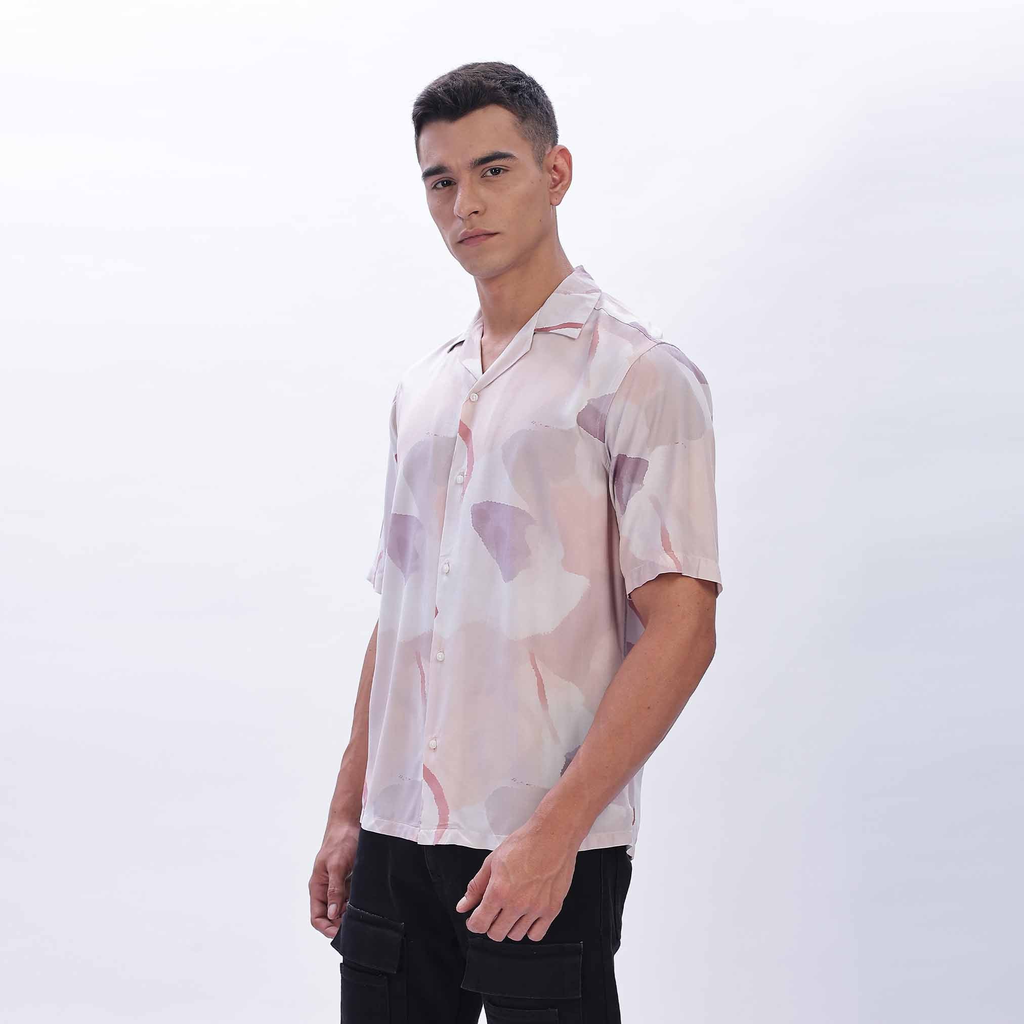 Printed Relaxed Fit Casual Shirt for men