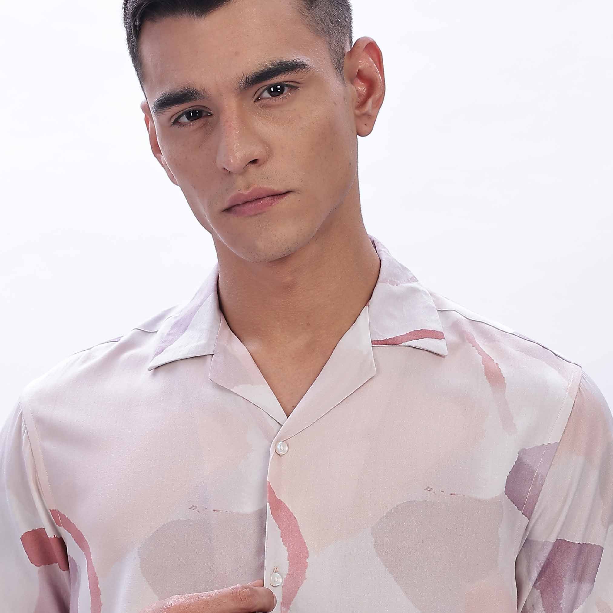 Printed Relaxed Fit Casual Shirt for men