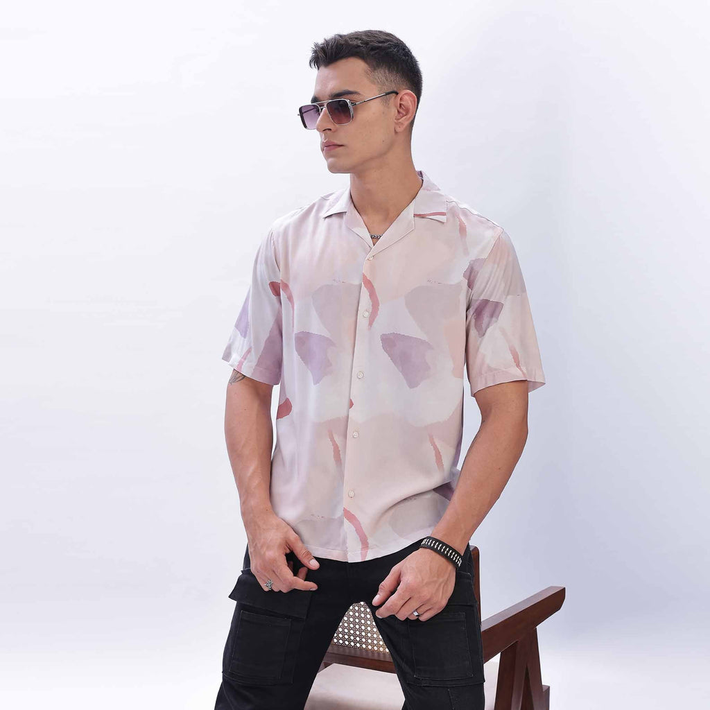 Printed Relaxed Fit Casual Shirt for men