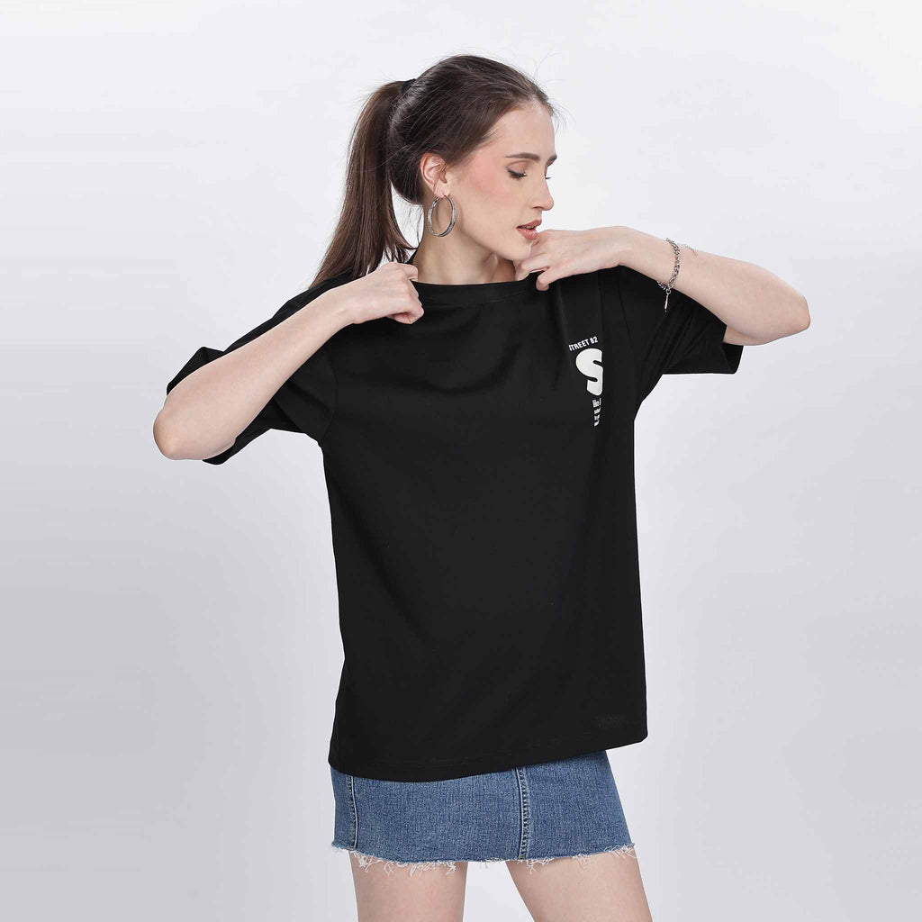Unisex Applique Detailed Oversize T-shirt