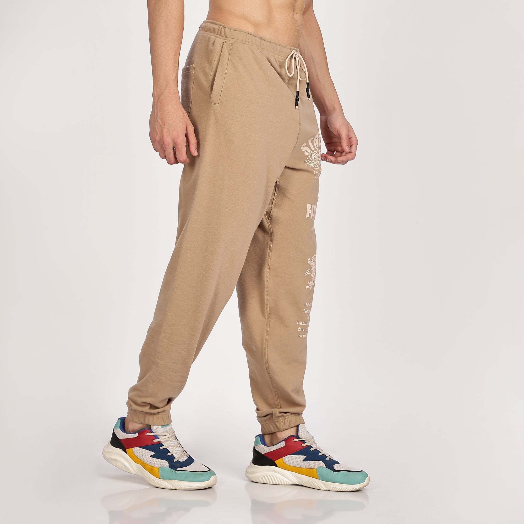 Relaxed Fit Gathered Hem Jogger