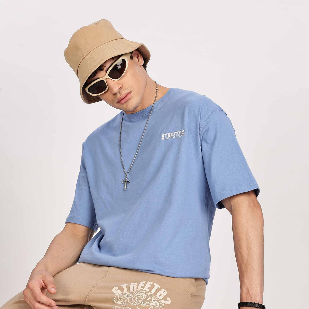 Unisex Embroidery Logo  T -shirt