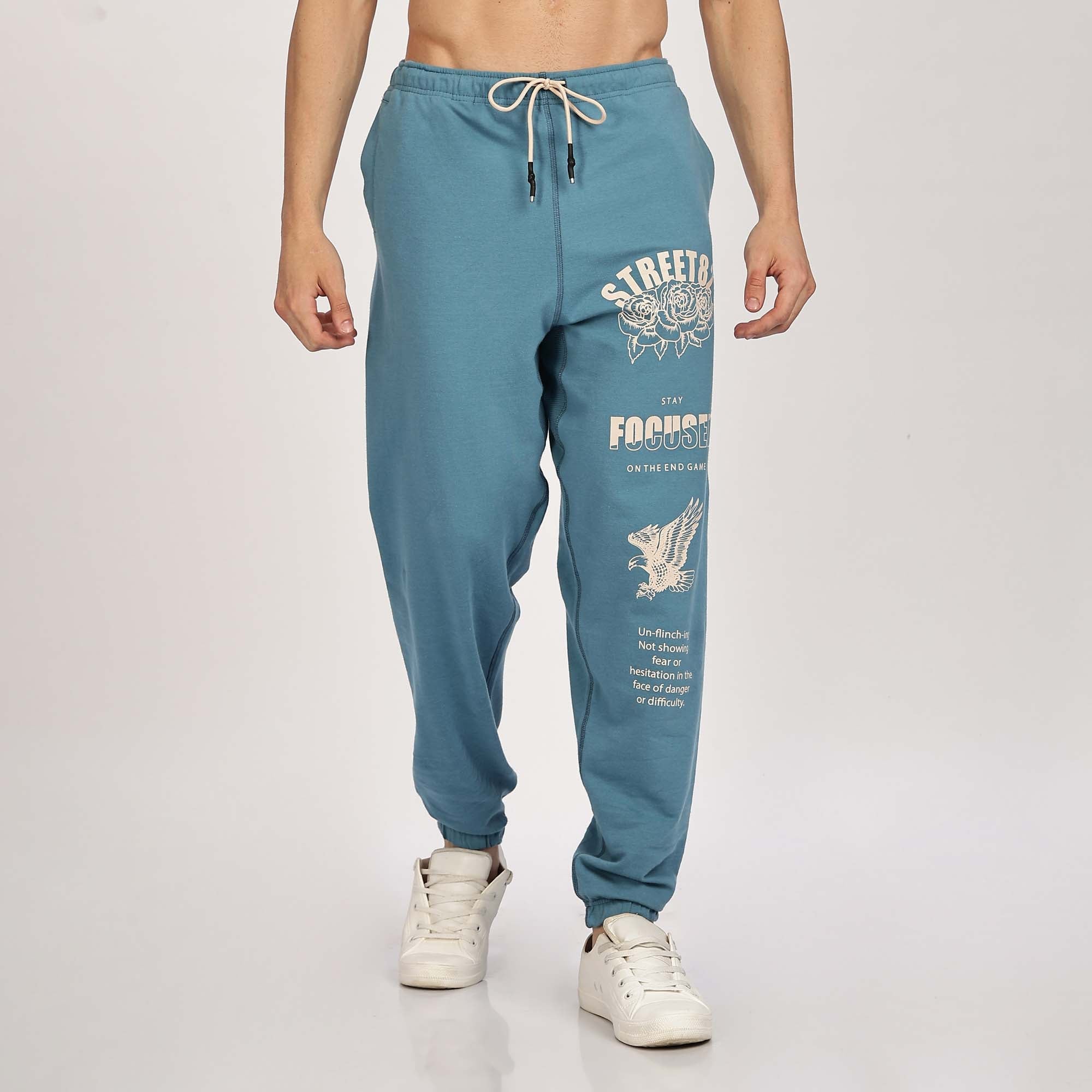 Relaxed Fit Gathered Hem Jogger