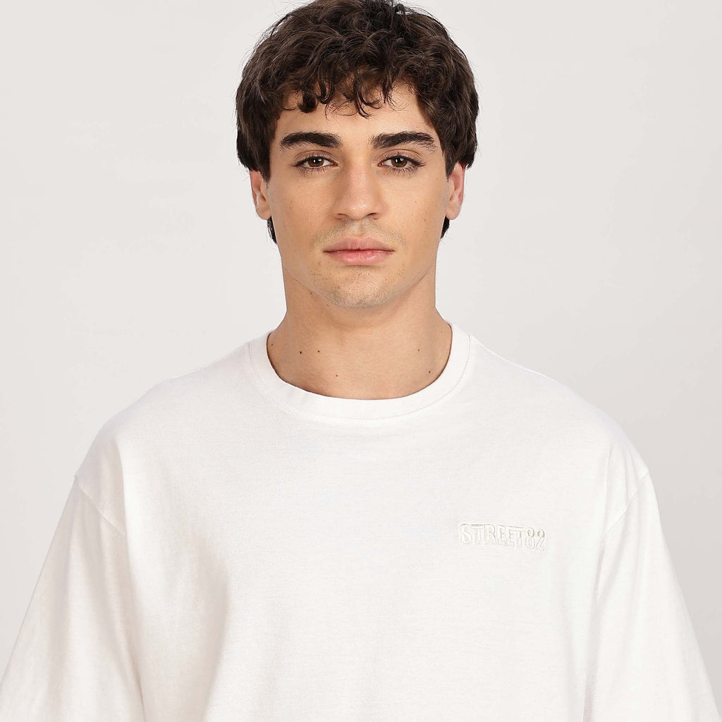 Unisex Embroidery Logo  T -shirt