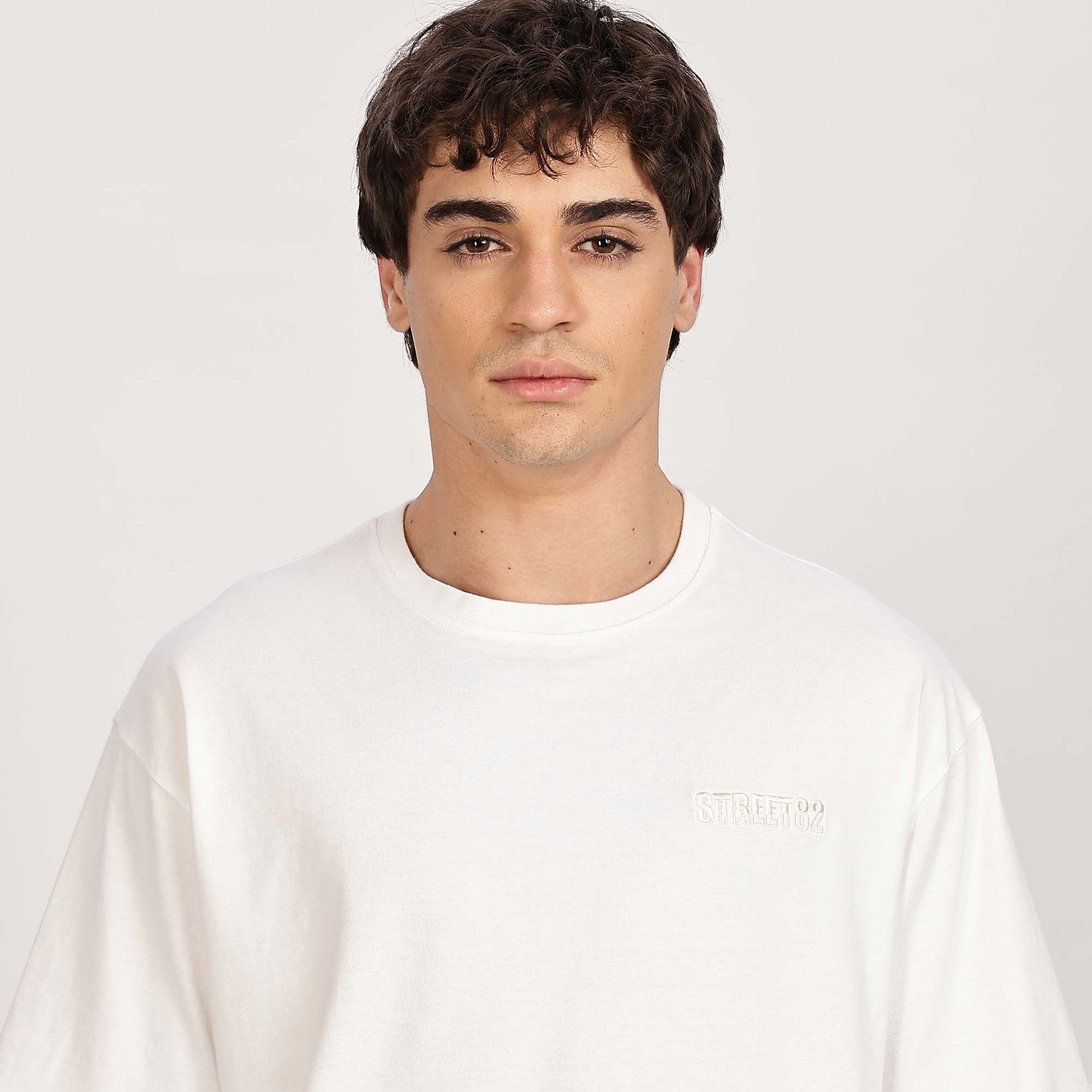 Unisex Embroidery Logo  T -shirt