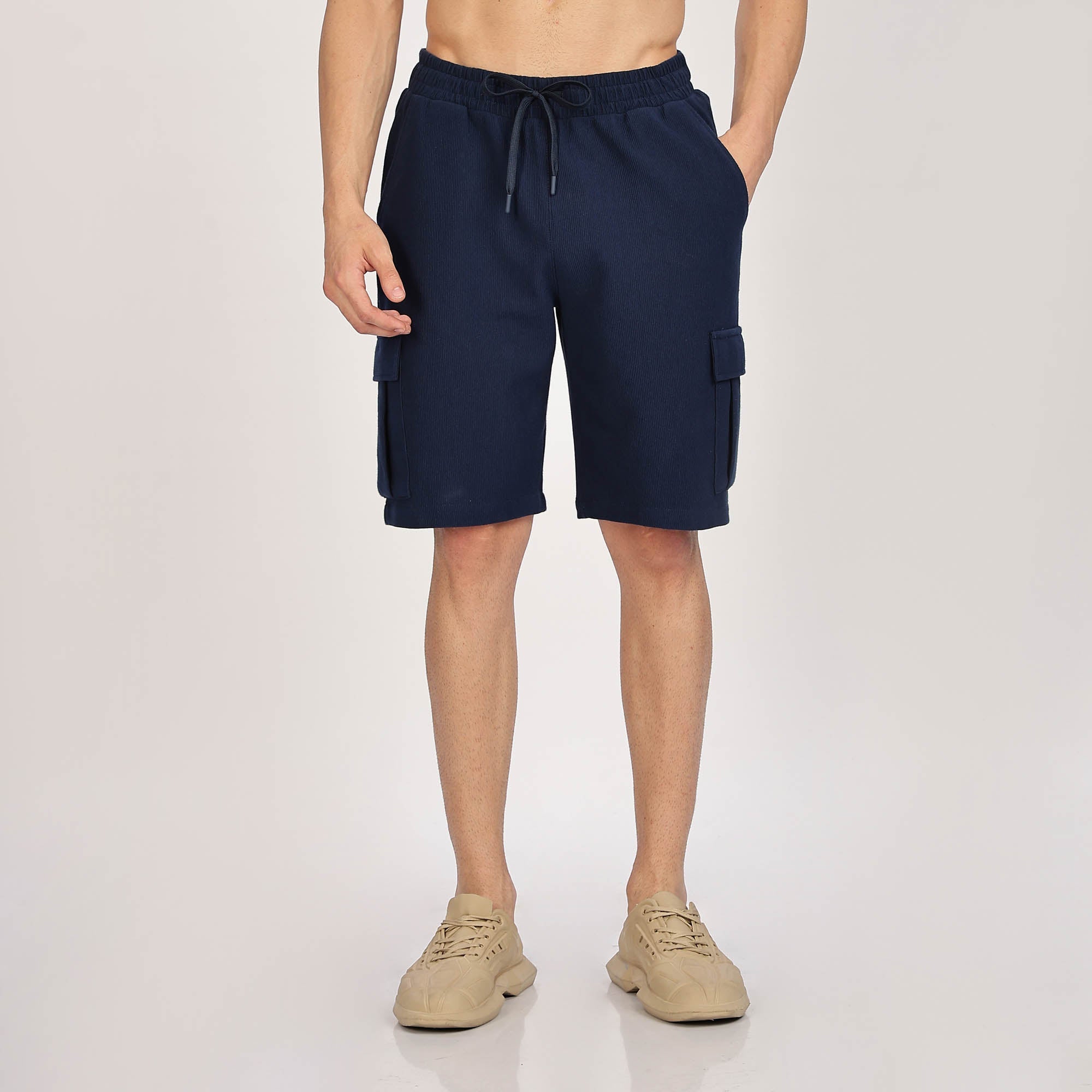 Co-Ord Set -Drawstring Cargo Shorts