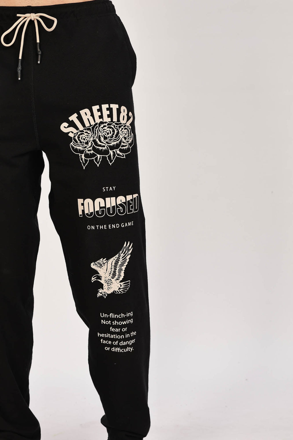 Relaxed Fit Gathered Hem Jogger