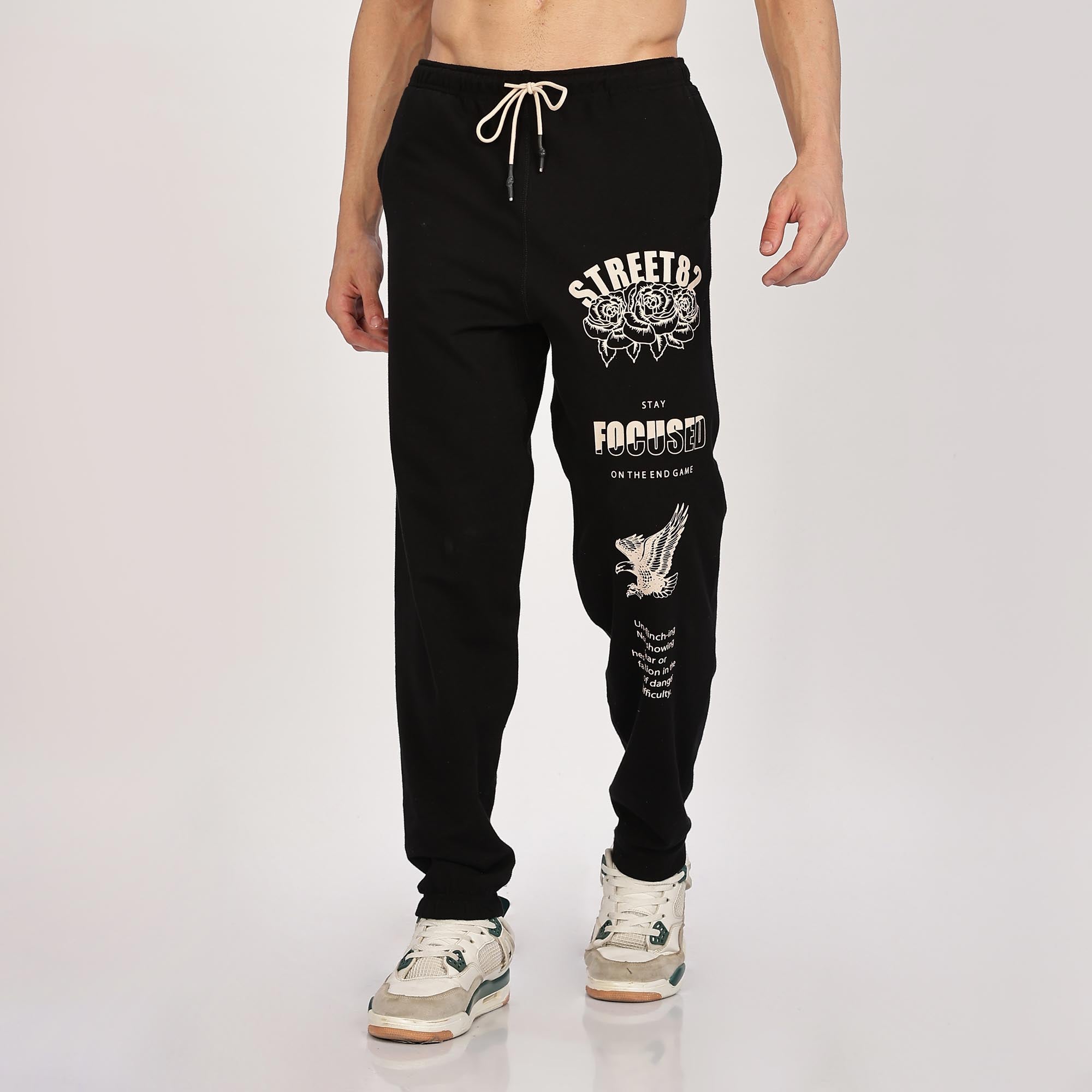 Relaxed Fit Gathered Hem Jogger